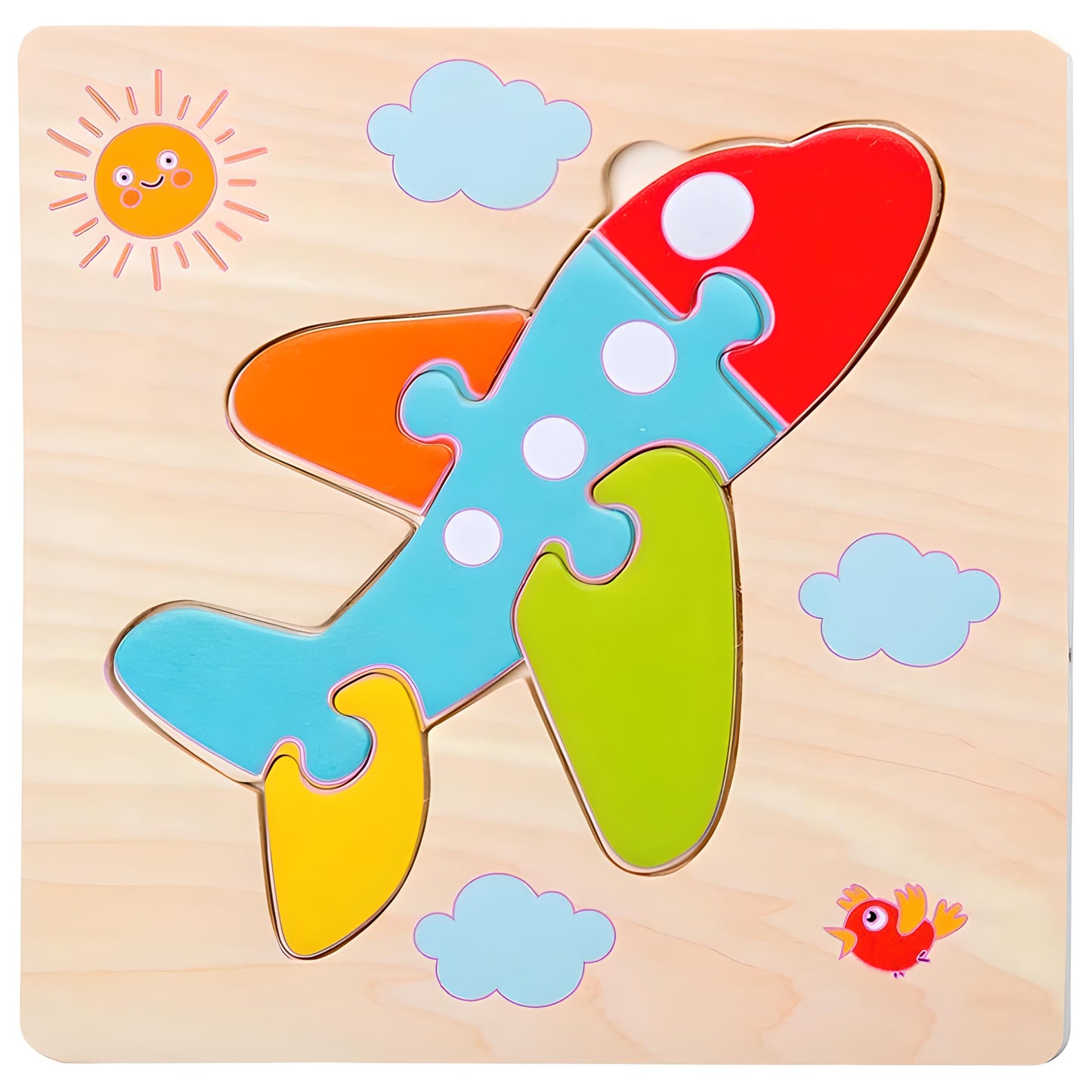 Puzzle 3D éducatif en Bois |BabyEnigma™