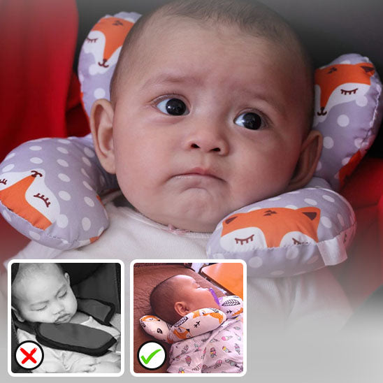 OREILLER ERGONOMIQUE POUR BÉBÉ | HEADSAFE™