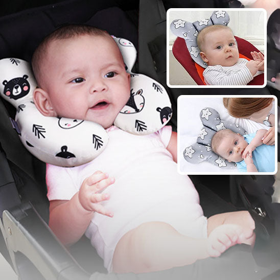OREILLER ERGONOMIQUE POUR BÉBÉ | HEADSAFE™
