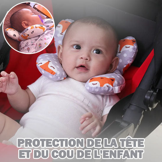 OREILLER ERGONOMIQUE POUR BÉBÉ | HEADSAFE™