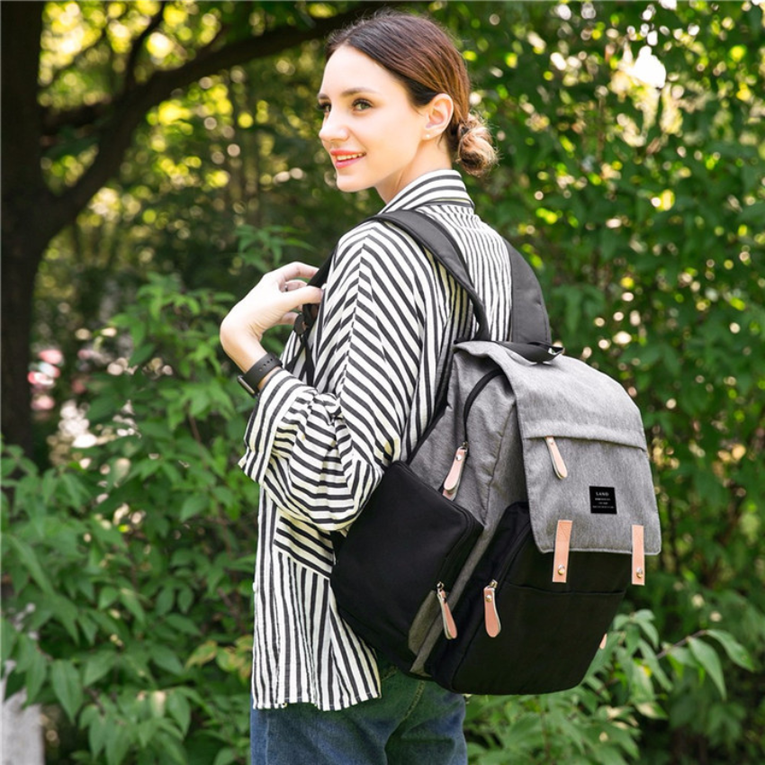 Sac à langer tendance | Élégance Graphite™