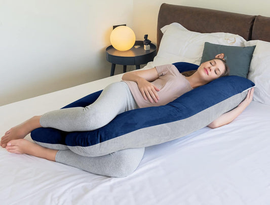 Coussin de grossesse | Bleu-Gris™