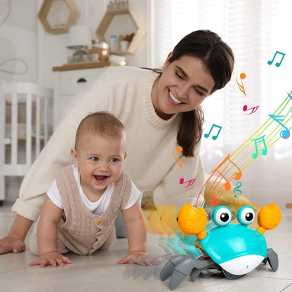 JOUET INTERACTIF POUR BÉBÉ | L’AMI FUGITIF CRABOO™