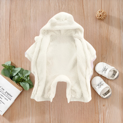 Combinaison Pilote Bébé | Ourson Blanc Douillet™