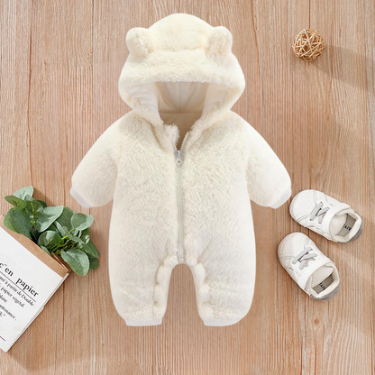 Combinaison Pilote Bébé | Ourson Blanc Douillet™